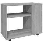 Vidaxl table d'appoint sonoma gris 70x35x55 cm bois d'ingénierie Vidaxl table d'appoint sonoma gris 70x35x55 cm bois d'ingénierie