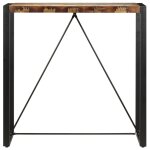 Vidaxl table de bar 110x60x110 cm bois massif de r�cup�ration