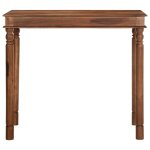 Vidaxl table de bar 120x60x107 cm bois massif d'acacia