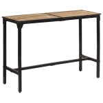 Vidaxl table de bar 150x55x107 cm bois de manguier massif brut Vidaxl table de bar 150x55x107 cm bois de manguier massif brut