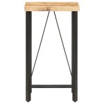 Vidaxl table de bar 60x60x107 cm bois de manguier brut Vidaxl table de bar 60x60x107 cm bois de manguier brut