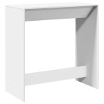 Vidaxl table de bar blanc 102x50x103, 5 cm bois d'ing�nierie
