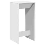 Vidaxl table de bar blanc 51x50x103, 5 cm bois d'ing�nierie