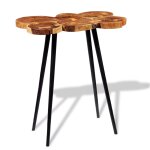 Vidaxl table de bar bois d'acacia massif 90x60x110 cm