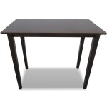 Vidaxl table de bar en bois marron Vidaxl table de bar en bois marron