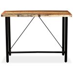Vidaxl table de bar bois massif de r�cup�ration 150 x 70 x 107 cm
