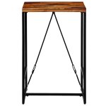Vidaxl table de bar bois de r�cup�ration massif 70x70x106 cm