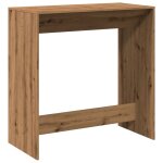 Vidaxl table de bar ch�ne artisanal 102x50x103, 5 cm bois d'ing�nierie