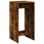 Vidaxl table de bar chne fum 51x50x103, 5 cm bois d'ingnierie