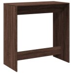 Vidaxl table de bar chêne marron 102x50x103, 5 cm bois d'ingénierie Vidaxl table de bar chêne marron 102x50x103, 5 cm bois d'ingénierie