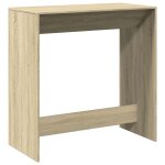 Vidaxl table de bar ch�ne sonoma 102x50x103, 5 cm bois d'ing�nierie
