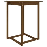 Vidaxl table de bar marron miel 80x80x110 cm bois massif de pin Vidaxl table de bar marron miel 80x80x110 cm bois massif de pin