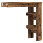 Vidaxl table bar mural vieux bois 102x45x103, 5 cm bois d'ing�nierie