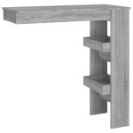 Vidaxl table bar murale sonoma gris 102x45x103, 5 cm bois d'ing�nierie