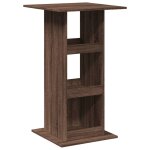 Vidaxl table de bar avec rangement chne marron bois d?ingnierie