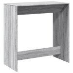 Vidaxl table de bar sonoma gris 102x50x103, 5 cm bois d'ing�nierie