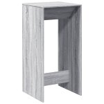 Vidaxl table de bar sonoma gris 51x50x103, 5 cm bois d'ing�nierie