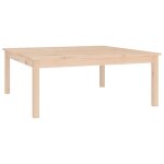 Vidaxl table basse 100x100x40 cm bois massif de pin