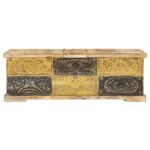 Vidaxl table basse 100x50x35 cm bois de manguier massif