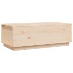 Vidaxl table basse 100x50x35 cm bois massif de pin