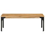 Vidaxl table basse 100x55x35 cm bois de manguier massif