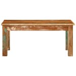 Vidaxl table basse 100x55x45 cm bois de rcupration massif