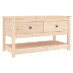 Vidaxl table basse 102x49x55 cm bois massif de pin