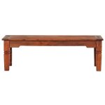 Vidaxl table basse 110 x 50 x 35 cm bois d'acacia solide