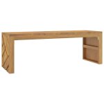 Vidaxl table basse 110x35x38 cm bois massif de teck Vidaxl table basse 110x35x38 cm bois massif de teck