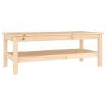 Vidaxl table basse 110x50x40 cm bois massif de pin