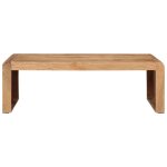 Vidaxl table basse 110x55x35 cm bois massif d'acacia