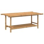 Vidaxl table basse 110x55x45 cm bambou Vidaxl table basse 110x55x45 cm bambou
