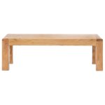 Vidaxl table basse 110x60x35 cm bois d'acacia massif et finition miel