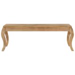 Vidaxl table basse 110x60x40 cm bois de manguier massif