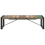 Vidaxl table basse 140x70x40 cm bois de r�cup�ration solide