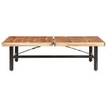 Vidaxl table basse 142x90x42 cm bois d'acacia massif Vidaxl table basse 142x90x42 cm bois d'acacia massif
