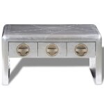 Vidaxl table basse 3 tiroirs vintage style d'aviation Vidaxl table basse 3 tiroirs vintage style d'aviation