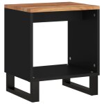 Vidaxl table basse 40x31x46 cm bois d'acacia solide et d'ing�nierie