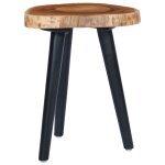 Vidaxl table basse 40x45 cm teck solide