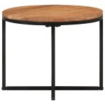 Vidaxl table basse 45x45x35 cm bois massif acacia et fer Vidaxl table basse 45x45x35 cm bois massif acacia et fer