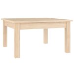 Vidaxl table basse 55x55x30 cm bois massif de pin