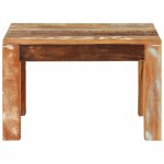 Vidaxl table basse 55x55x35 cm bois de r�cup�ration massif
