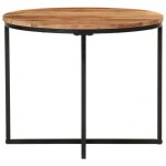 Vidaxl table basse 55x55x45 cm bois massif acacia et fer Vidaxl table basse 55x55x45 cm bois massif acacia et fer