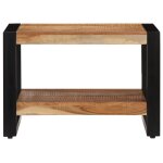 Vidaxl table basse 60x60x40 cm bois d'acacia massif