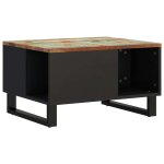 Vidaxl table basse 60x50x35 cm bois de r�cup�ration massif