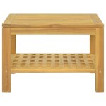 Vidaxl table basse 60x60x40 cm bois massif de teck