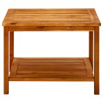 Vidaxl table basse 60x60x45 cm bois d'acacia solide