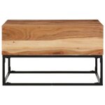 Vidaxl table basse 68x68x41 cm bois d'acacia solide