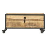 Vidaxl table basse 70x50x33 cm bois de manguier massif