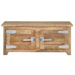 Vidaxl table basse 70x70x30 cm bois de manguier solide